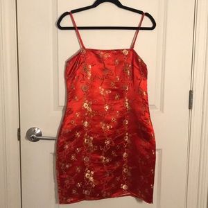 ASOS red dress
